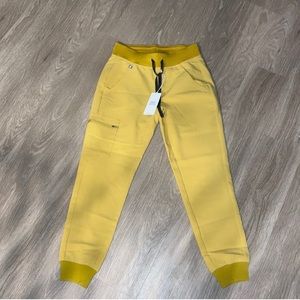 NWT Figs gold joggers